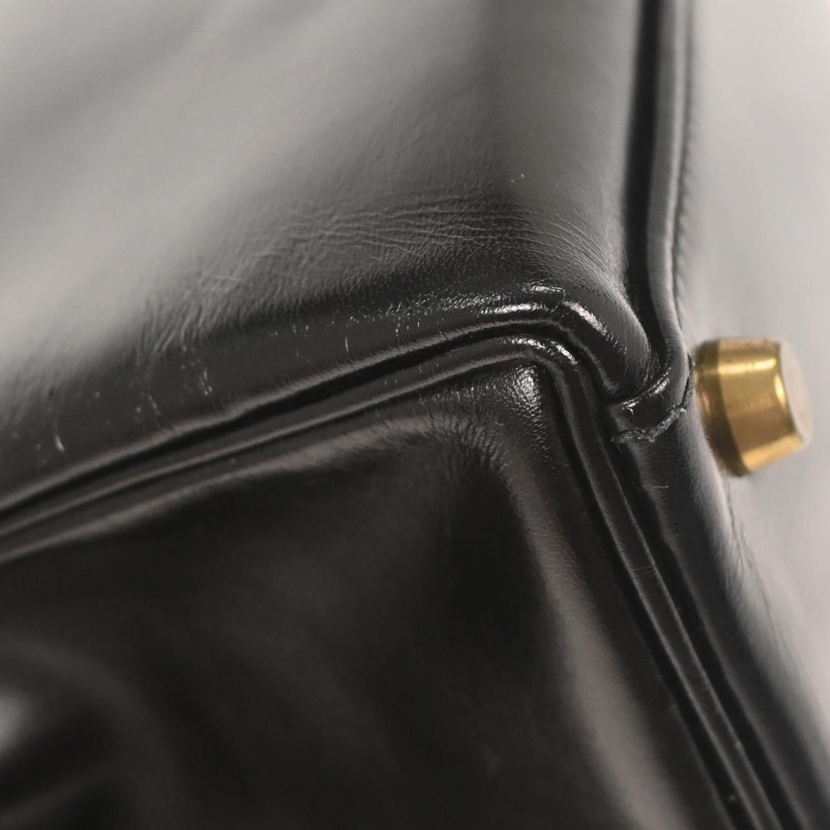 Hermes Hermes Kelly Handbag Black Box Calf with Gold Hardware Size ONE SIZE - 6 Thumbnail