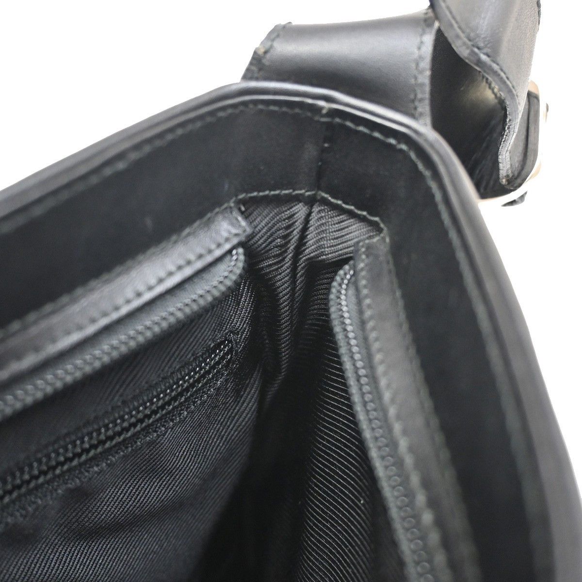 Gucci Gucci Vintage Flat Messenger Bag GG Canvas and Leather Size ONE SIZE - 11 Thumbnail