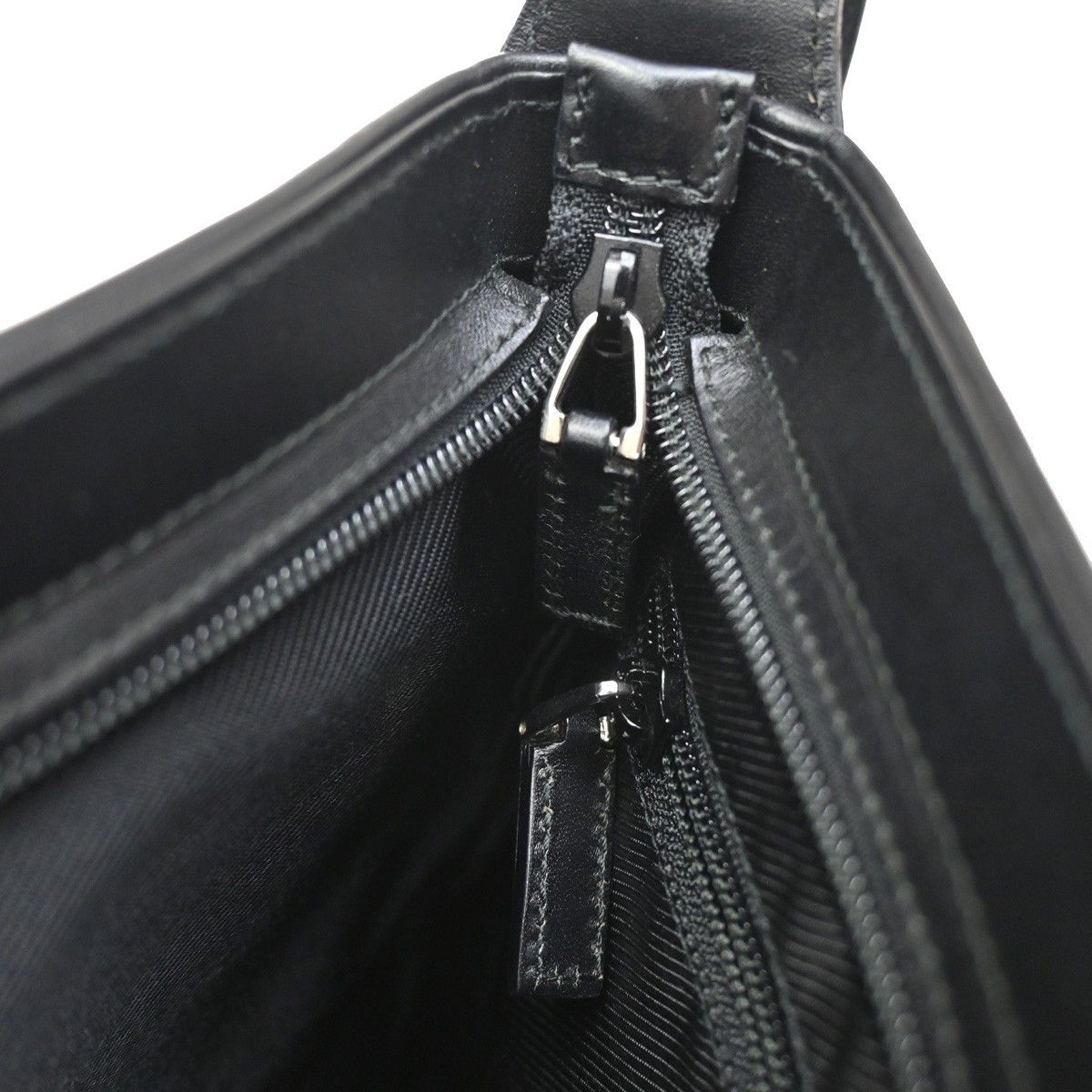 Gucci Gucci Vintage Flat Messenger Bag GG Canvas and Leather Size ONE SIZE - 9 Thumbnail