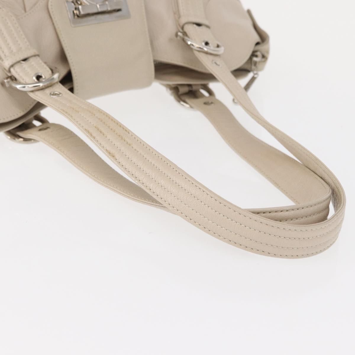 Salvatore Ferragamo Salvatore Ferragamo Gancini Shoulder Bag Leather Size ONE SIZE - 7 Thumbnail