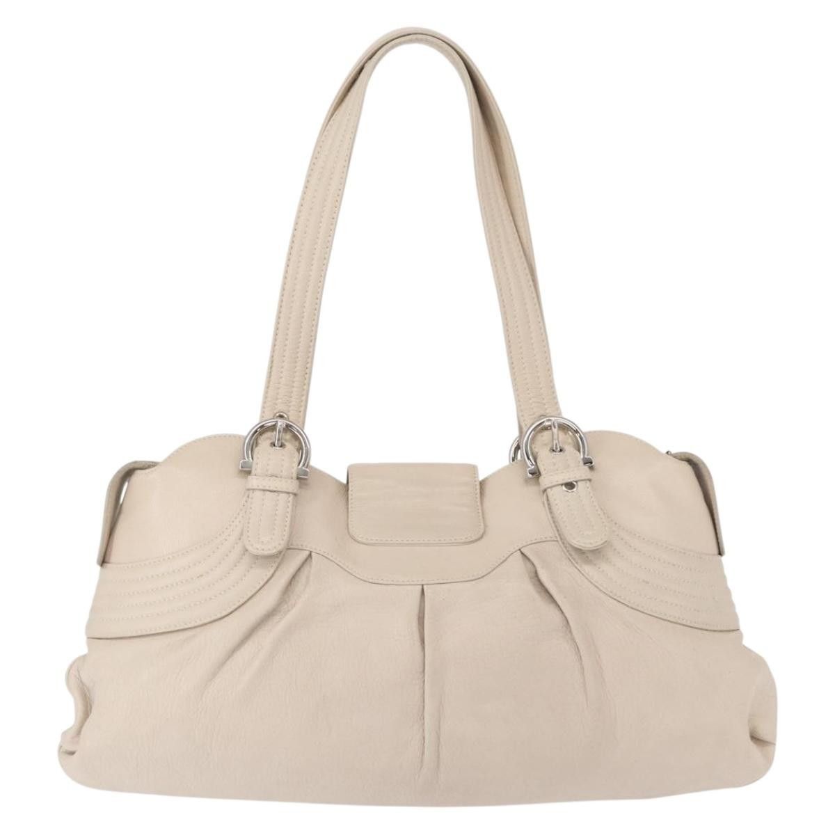 Salvatore Ferragamo Salvatore Ferragamo Gancini Shoulder Bag Leather Size ONE SIZE - 2 Thumbnail