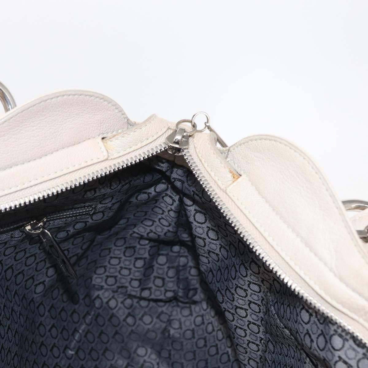 Salvatore Ferragamo Salvatore Ferragamo Gancini Shoulder Bag Leather Size ONE SIZE - 19 Thumbnail