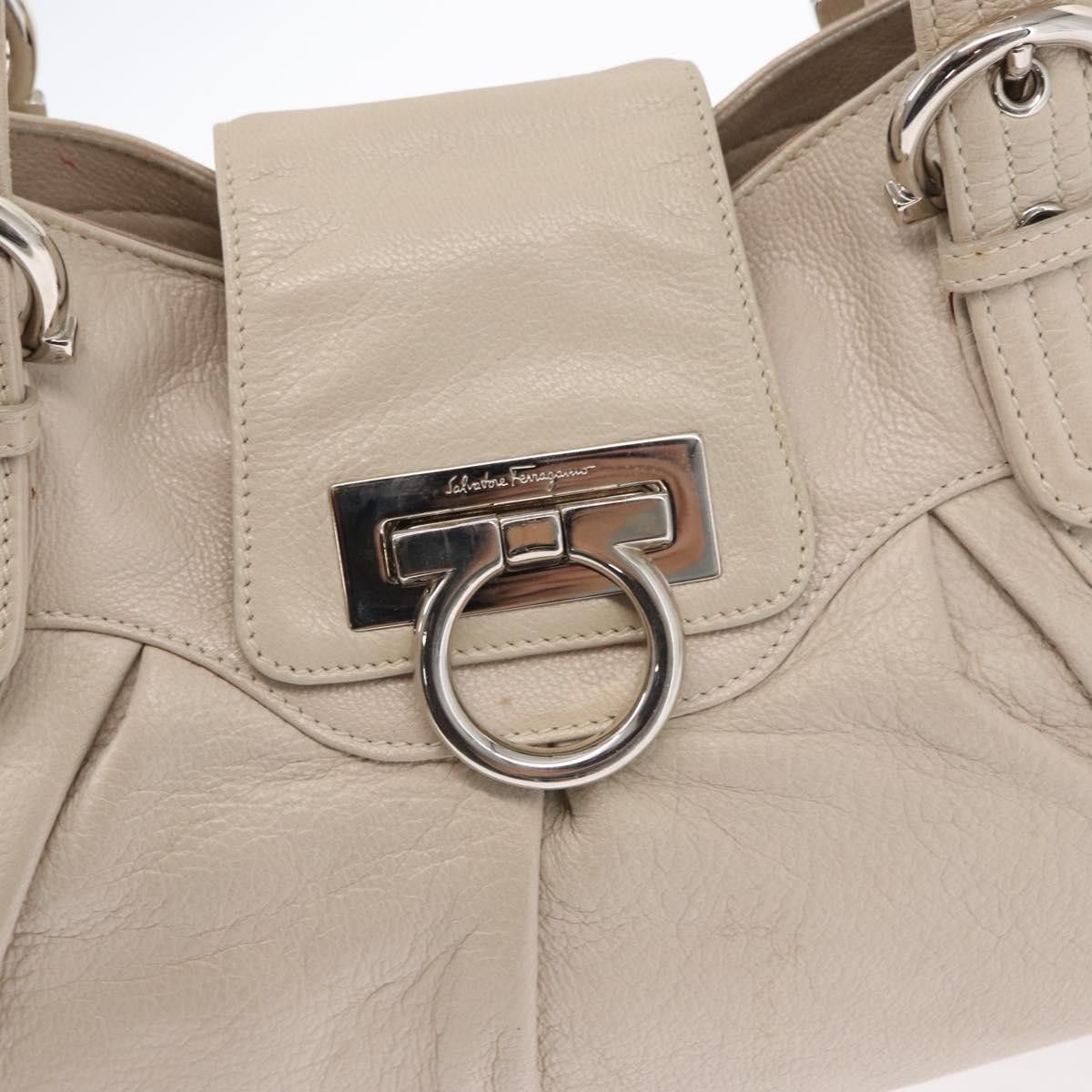Salvatore Ferragamo Salvatore Ferragamo Gancini Shoulder Bag Leather Size ONE SIZE - 12 Thumbnail