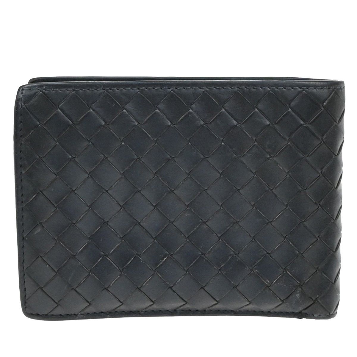 Bottega Veneta Bottega Veneta Compact Bifold Wallet Embossing Leather Size ONE SIZE - 2 Thumbnail