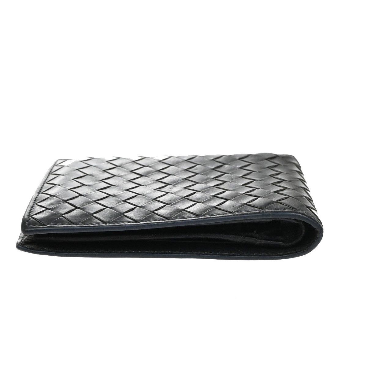 Bottega Veneta Bottega Veneta Compact Bifold Wallet Embossing Leather Size ONE SIZE - 9 Thumbnail