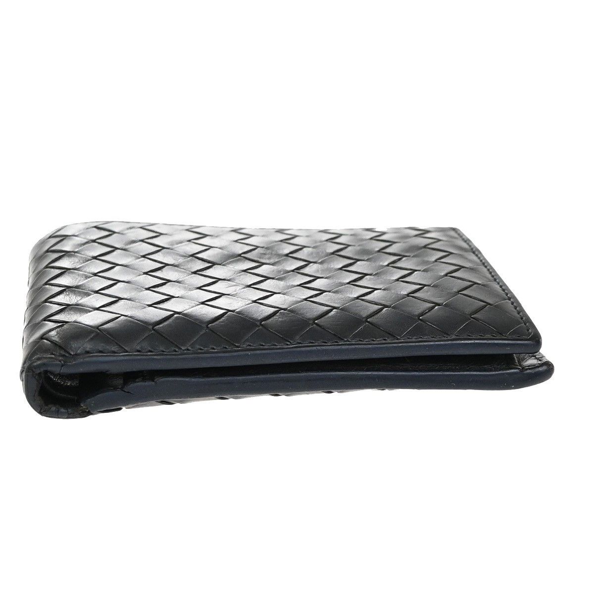 Bottega Veneta Bottega Veneta Compact Bifold Wallet Embossing Leather Size ONE SIZE - 10 Thumbnail