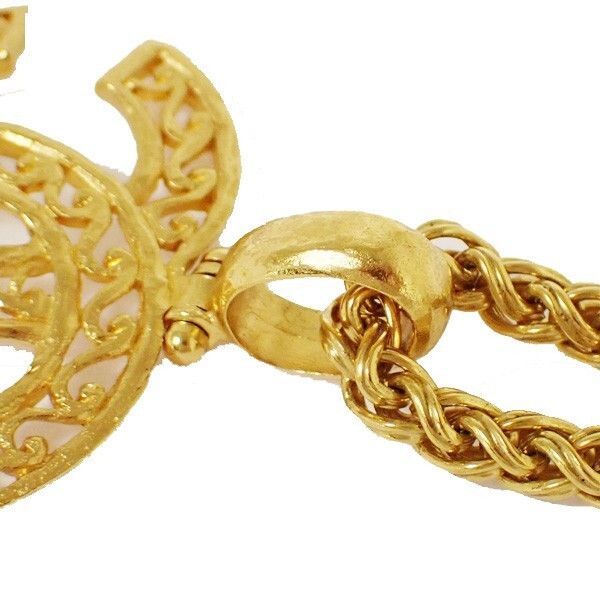 Chanel Chanel Vintage CC Pendant Long Necklace Metal Size ONE SIZE - 4 Thumbnail