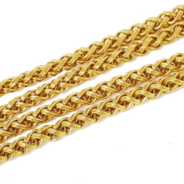 Chanel Chanel Vintage CC Pendant Long Necklace Metal Size ONE SIZE - 5 Thumbnail