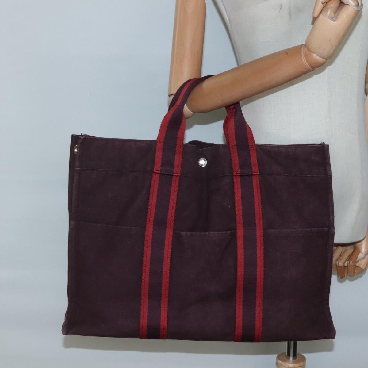 Hermes Hermes Fourre Tout Tote Canvas Size ONE SIZE - 14 Thumbnail