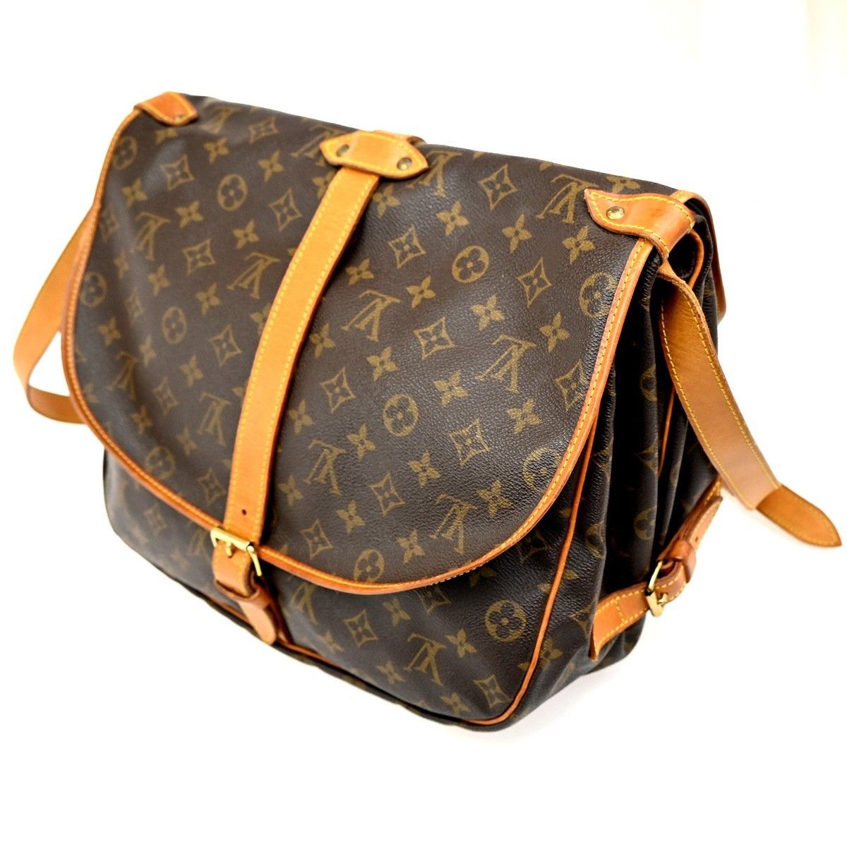 Louis Vuitton Louis Vuitton Saumur Handbag Monogram Canvas Size ONE SIZE - 4 Thumbnail