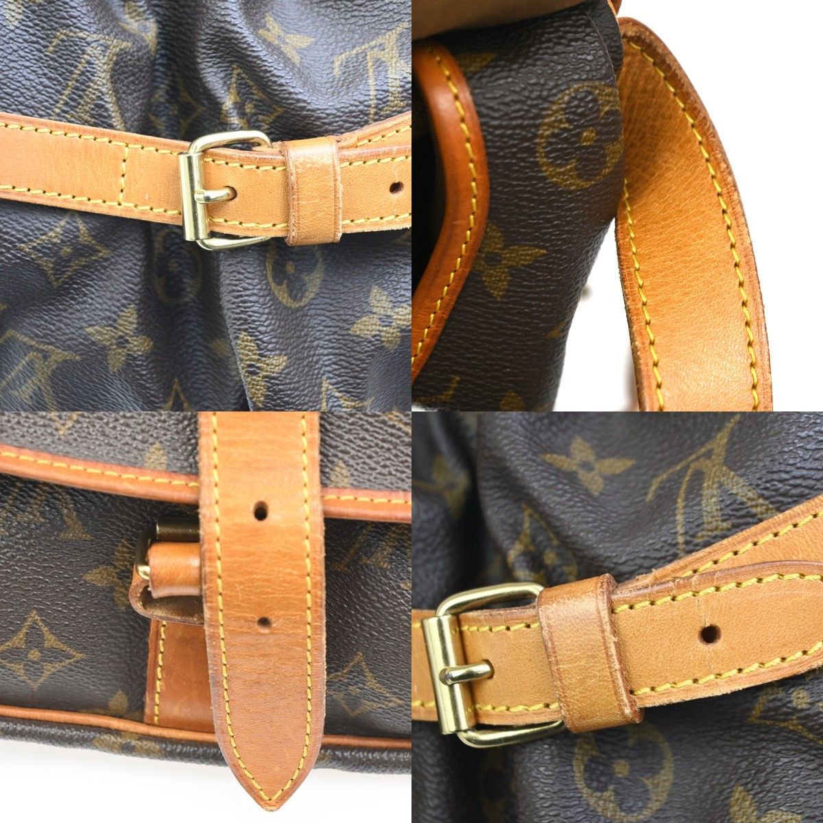 Louis Vuitton Louis Vuitton Saumur Handbag Monogram Canvas Size ONE SIZE - 10 Thumbnail
