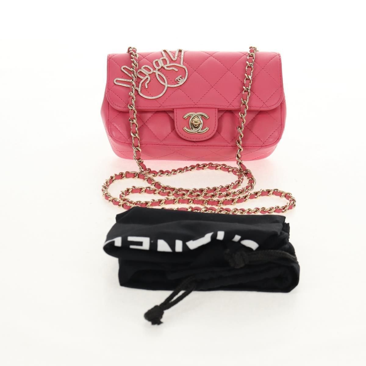 Chanel Chanel Emoticon Classic Single Flap Bag Quilted Lambskin Size ONE SIZE - 14 Thumbnail
