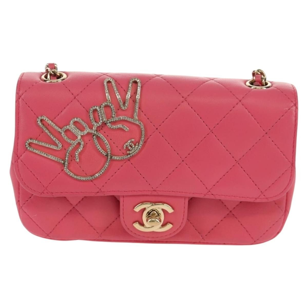 Chanel Chanel Emoticon Classic Single Flap Bag Quilted Lambskin Size ONE SIZE - 18 Thumbnail