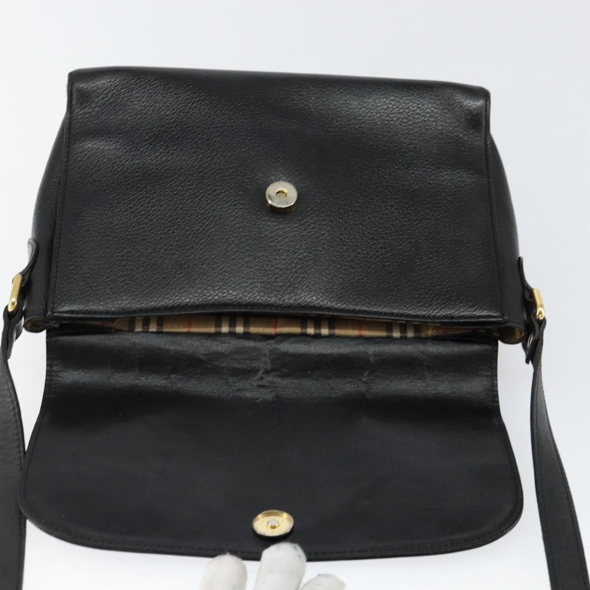 Burberry Burberry Vintage Shoulder Bag Leather Size ONE SIZE - 16 Thumbnail