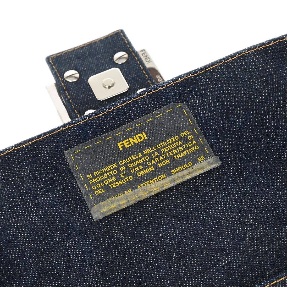 Fendi Fendi Baguette Bag Embellished Denim Size ONE SIZE - 4 Thumbnail