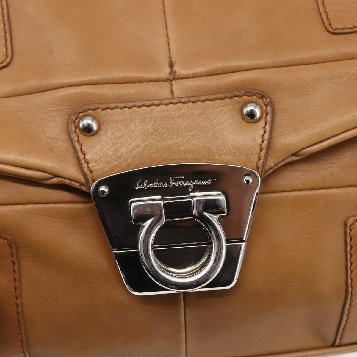 Salvatore Ferragamo Salvatore Ferragamo Gancini Leather Size ONE SIZE - 13 Thumbnail