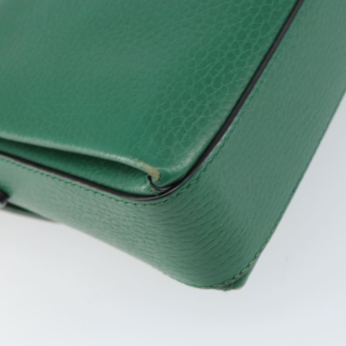 Gucci Gucci Interlocking Chain Crossbody Bag Leather Size ONE SIZE - 12 Thumbnail