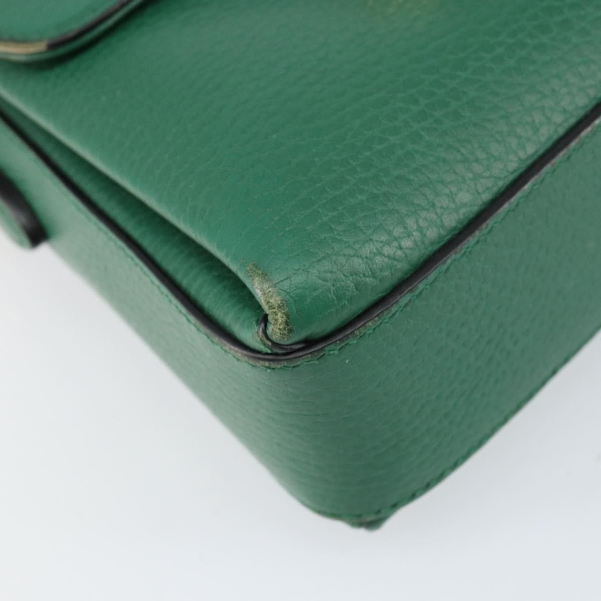 Gucci Gucci Interlocking Chain Crossbody Bag Leather Size ONE SIZE - 10 Thumbnail