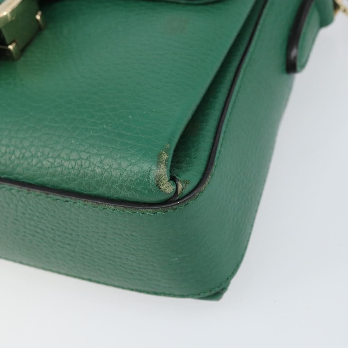 Gucci Gucci Interlocking Chain Crossbody Bag Leather Size ONE SIZE - 9 Thumbnail