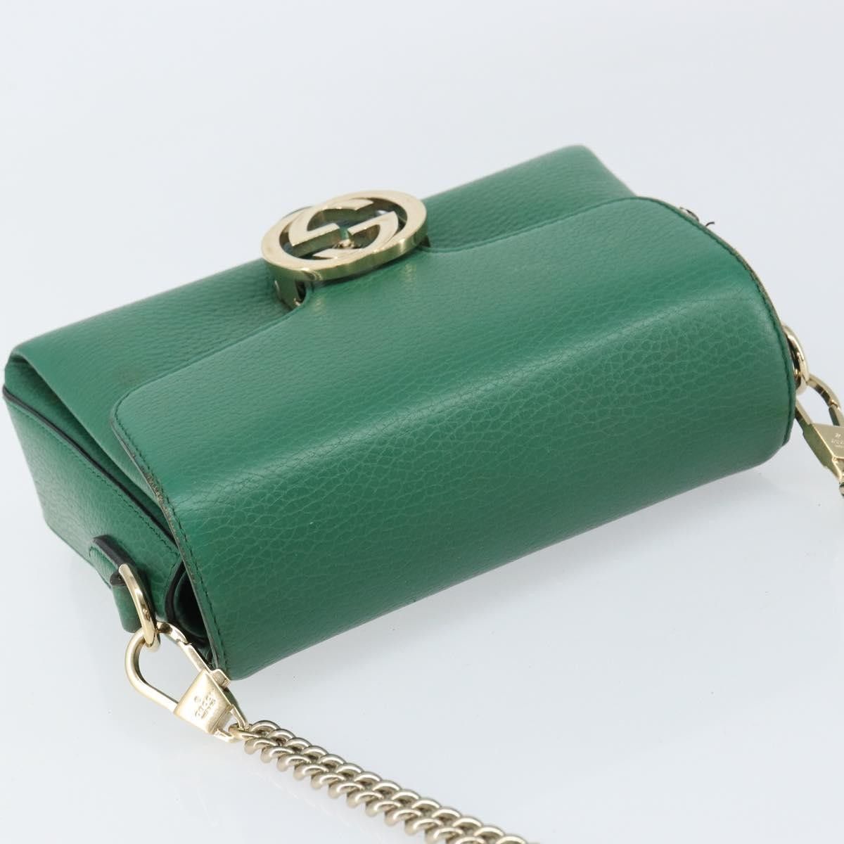 Gucci Gucci Interlocking Chain Crossbody Bag Leather Size ONE SIZE - 20 Thumbnail