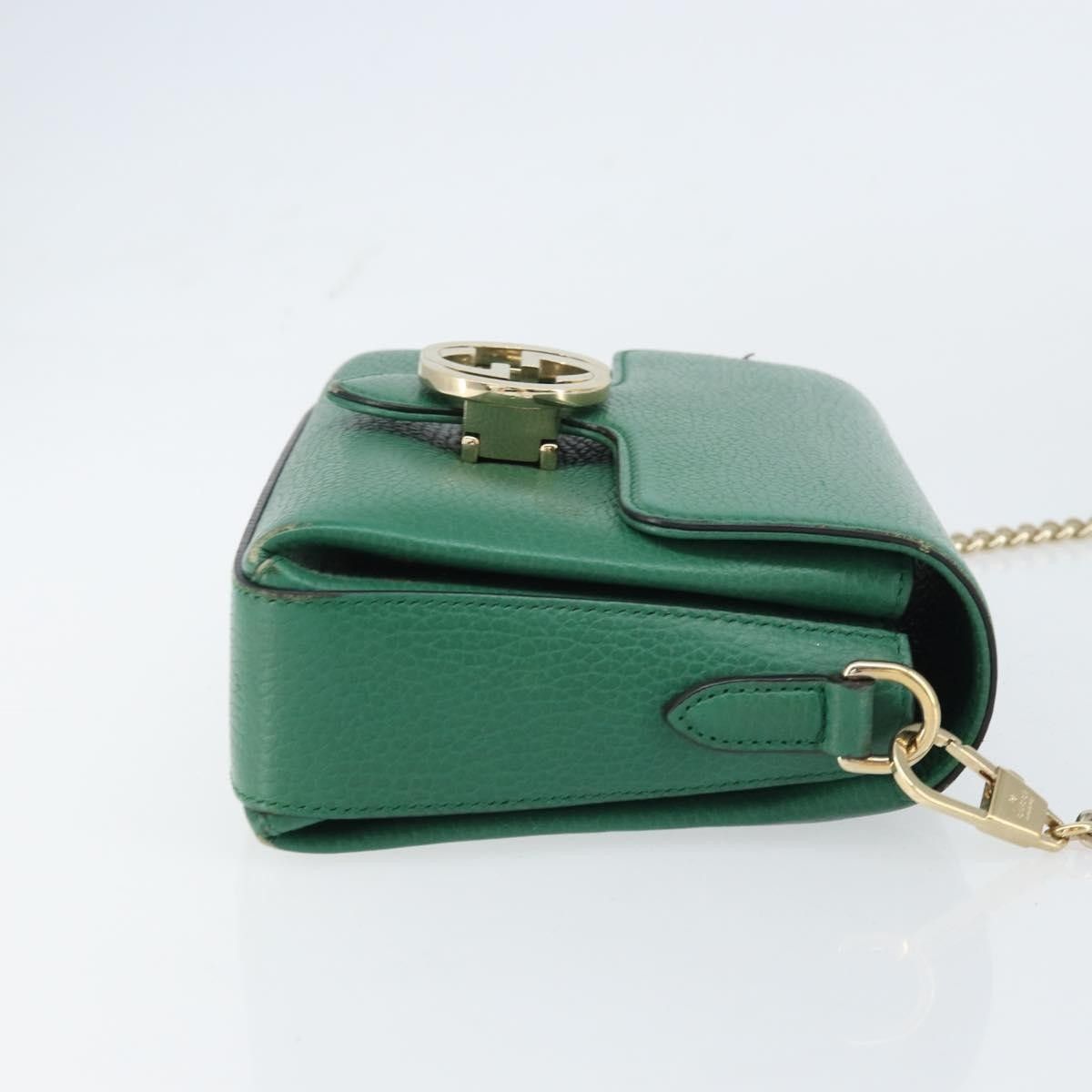 Gucci Gucci Interlocking Chain Crossbody Bag Leather Size ONE SIZE - 3 Thumbnail