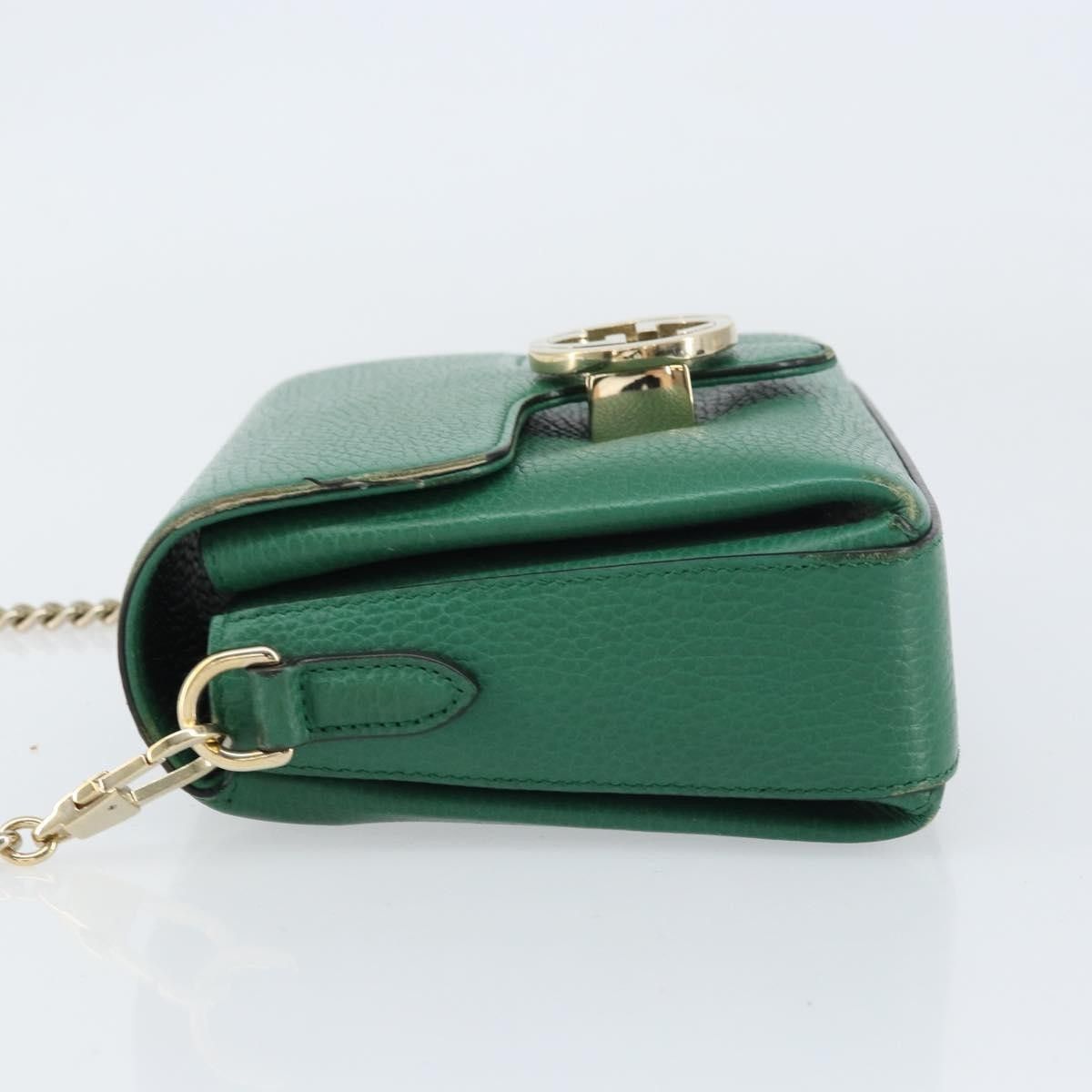 Gucci Gucci Interlocking Chain Crossbody Bag Leather Size ONE SIZE - 4 Thumbnail