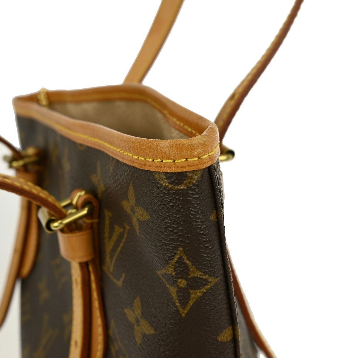 Louis Vuitton Louis Vuitton Petit Bucket Bag Monogram Canvas Size ONE SIZE - 9 Thumbnail