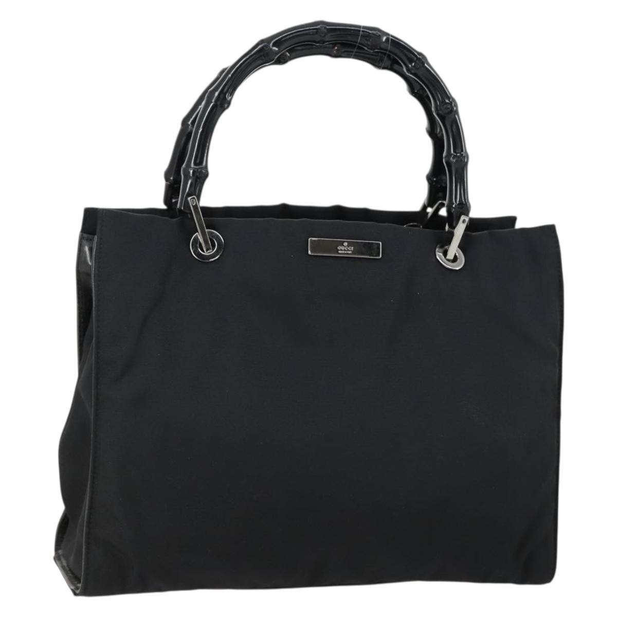 Gucci Gucci Vintage Bamboo Handle Tote Nylon Size ONE SIZE - 24 Thumbnail