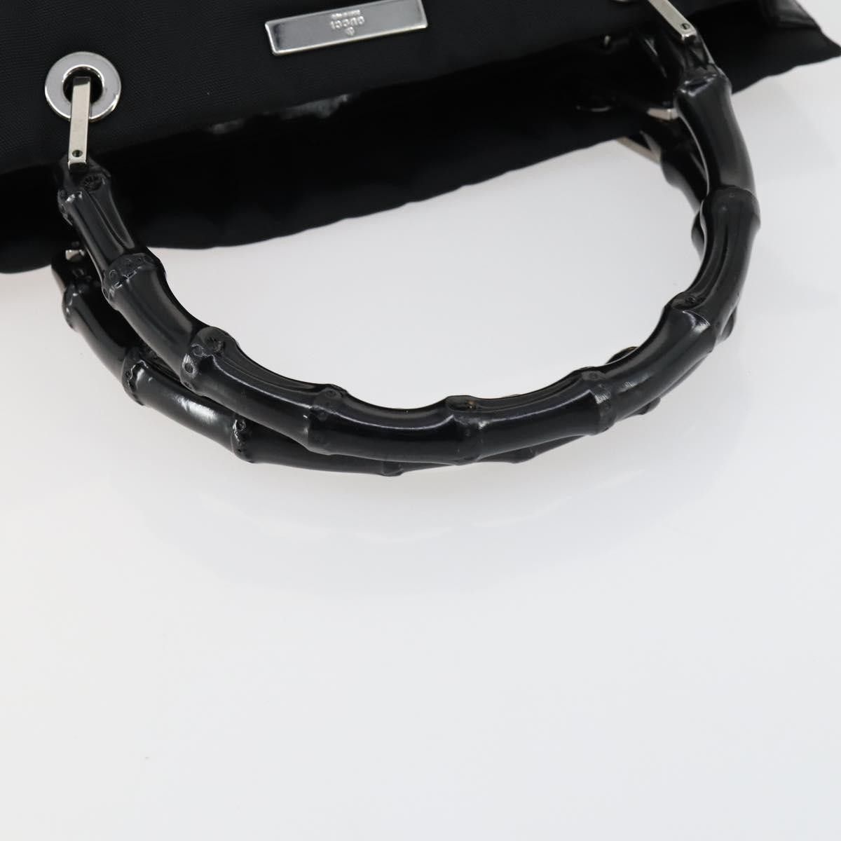 Gucci Gucci Vintage Bamboo Handle Tote Nylon Size ONE SIZE - 8 Thumbnail