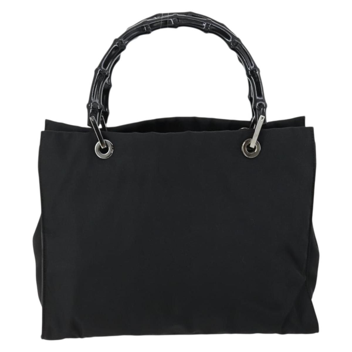 Gucci Gucci Vintage Bamboo Handle Tote Nylon Size ONE SIZE - 2 Thumbnail