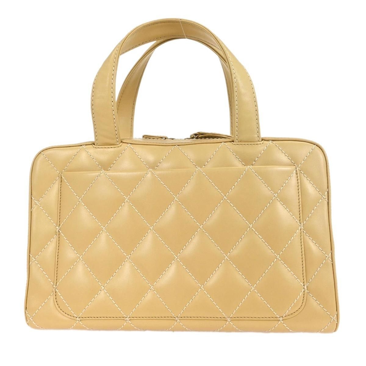 Chanel Chanel Surpique Boston Bag Quilted Leather Size ONE SIZE - 2 Thumbnail