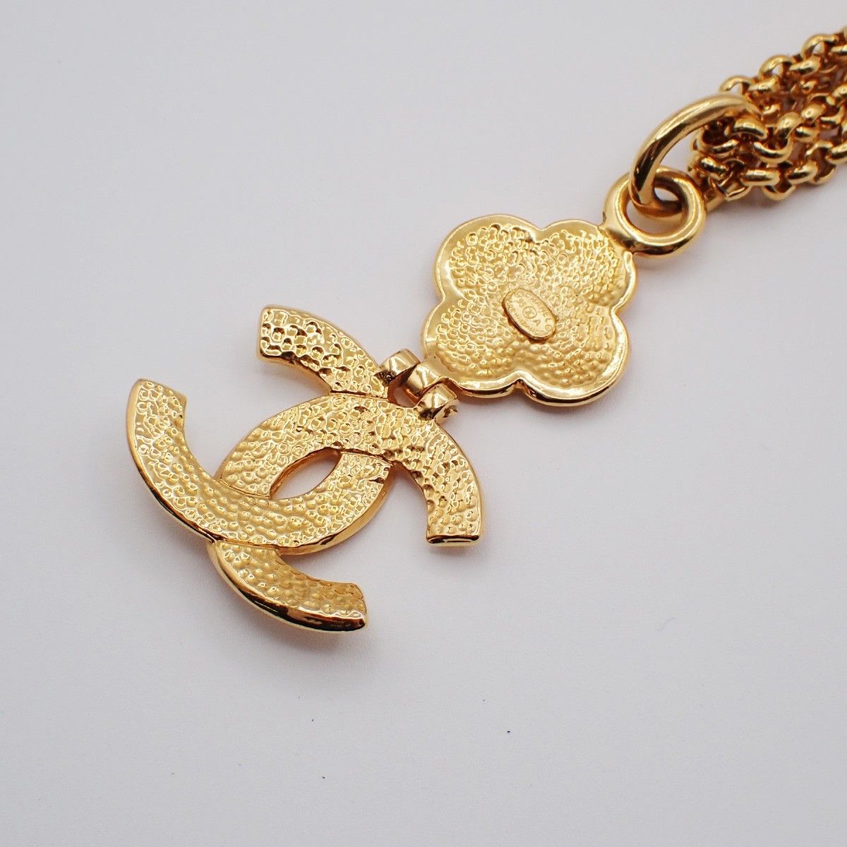 Chanel Chanel CC Flower Pendant Necklace Metal Size ONE SIZE - 3 Thumbnail