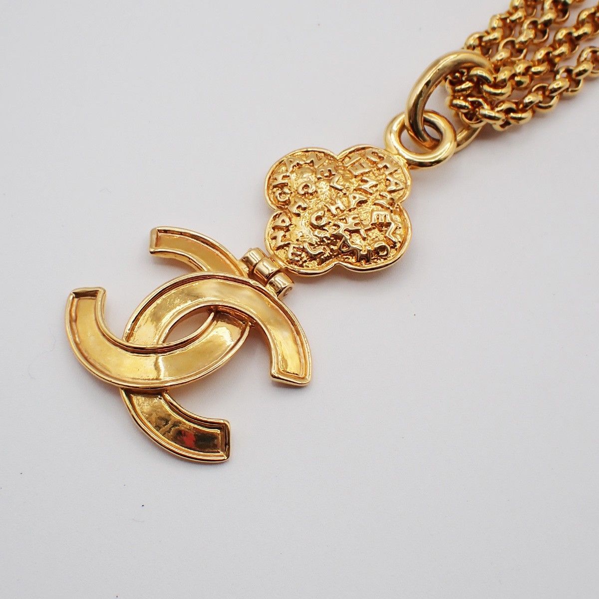 Chanel Chanel CC Flower Pendant Necklace Metal Size ONE SIZE - 2 Thumbnail