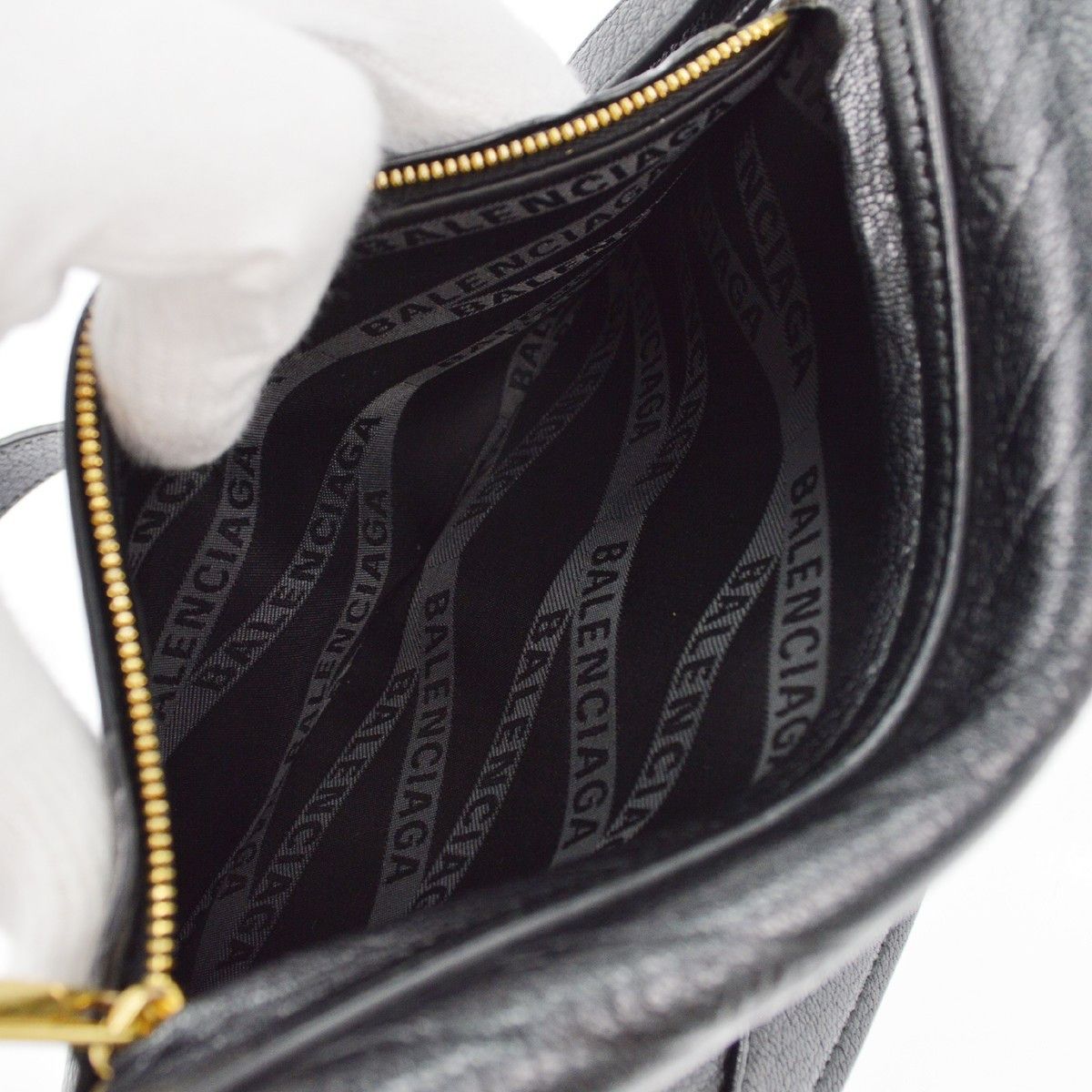 Balenciaga Balenciaga Souvenir Belt Bag Logo Embossed Leather Size ONE SIZE - 7 Thumbnail