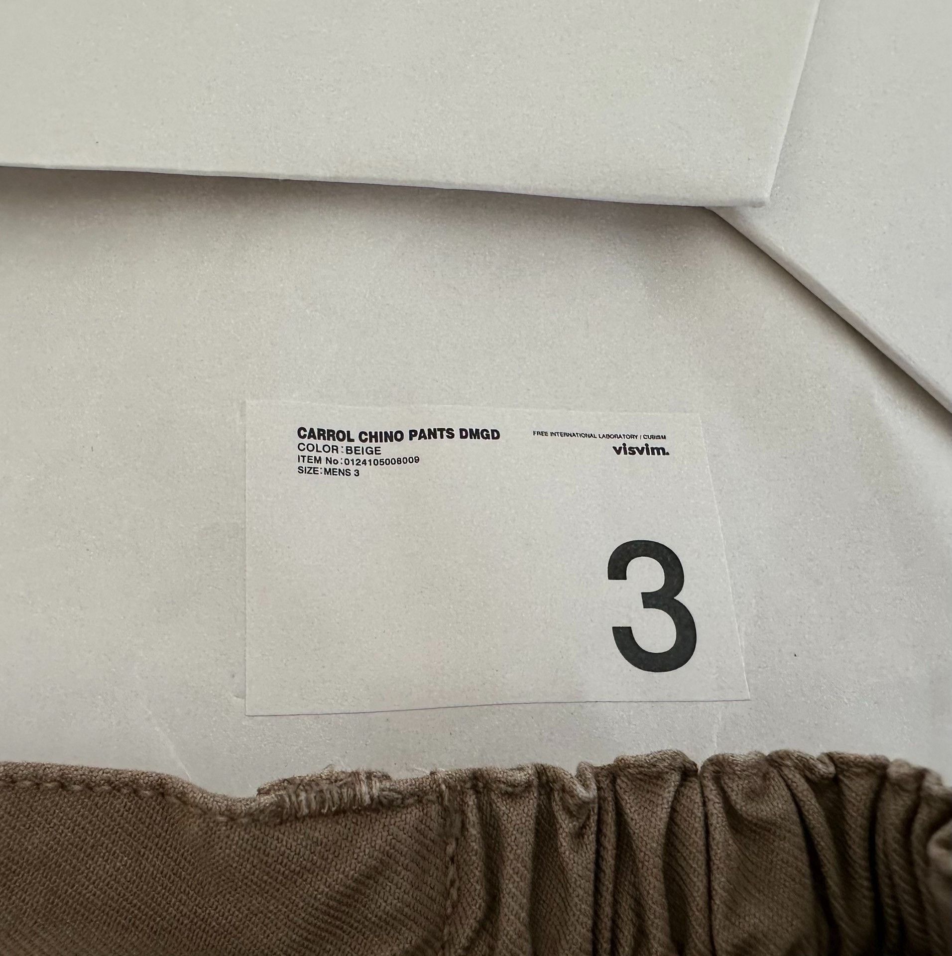 Visvim visvim carrol chino pants in beige Size US 30 / EU 46 - 4 Thumbnail