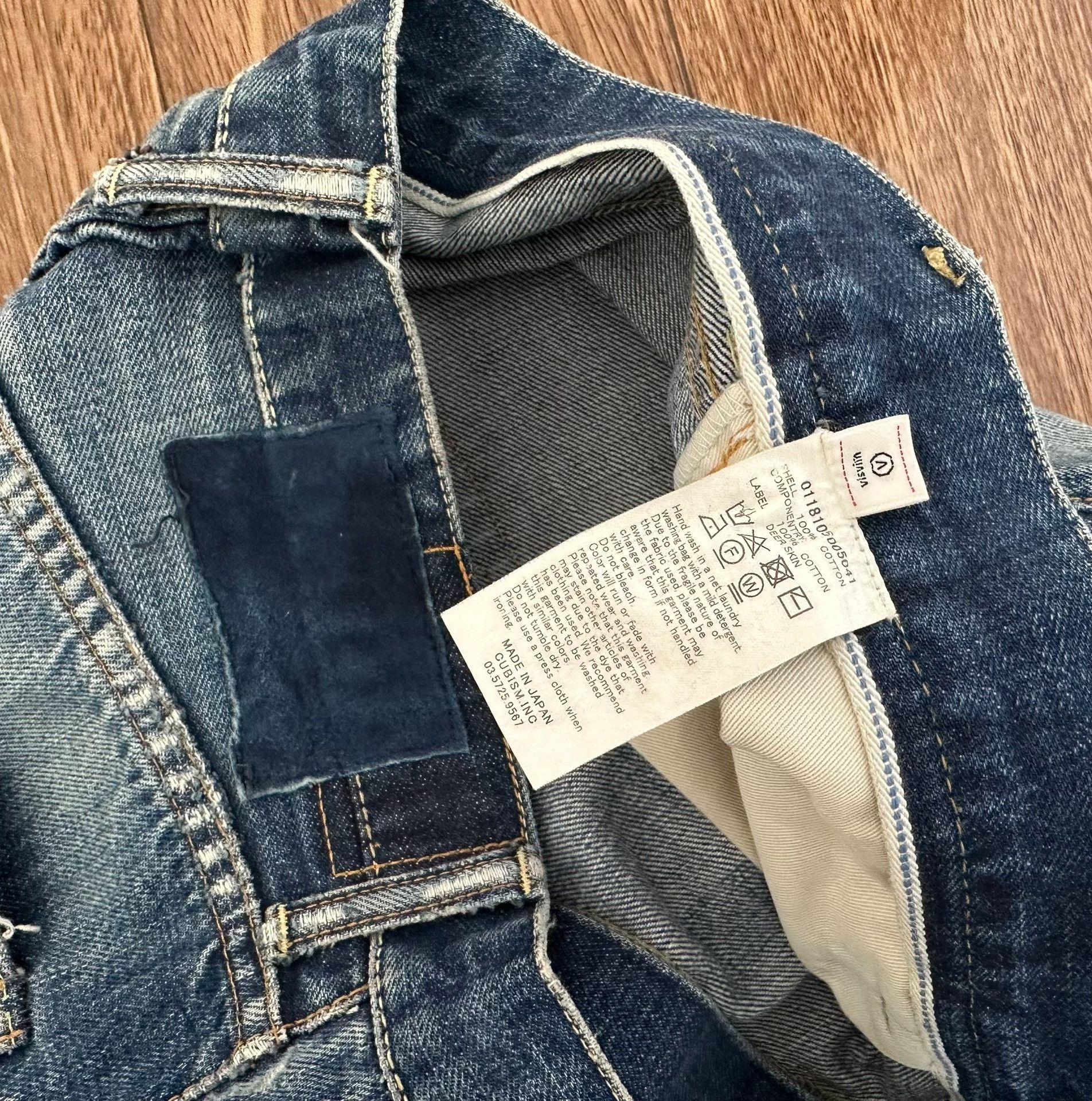Visvim visvim journeyman tacked crash denim pants Size US 30 / EU 46 - 3 Thumbnail