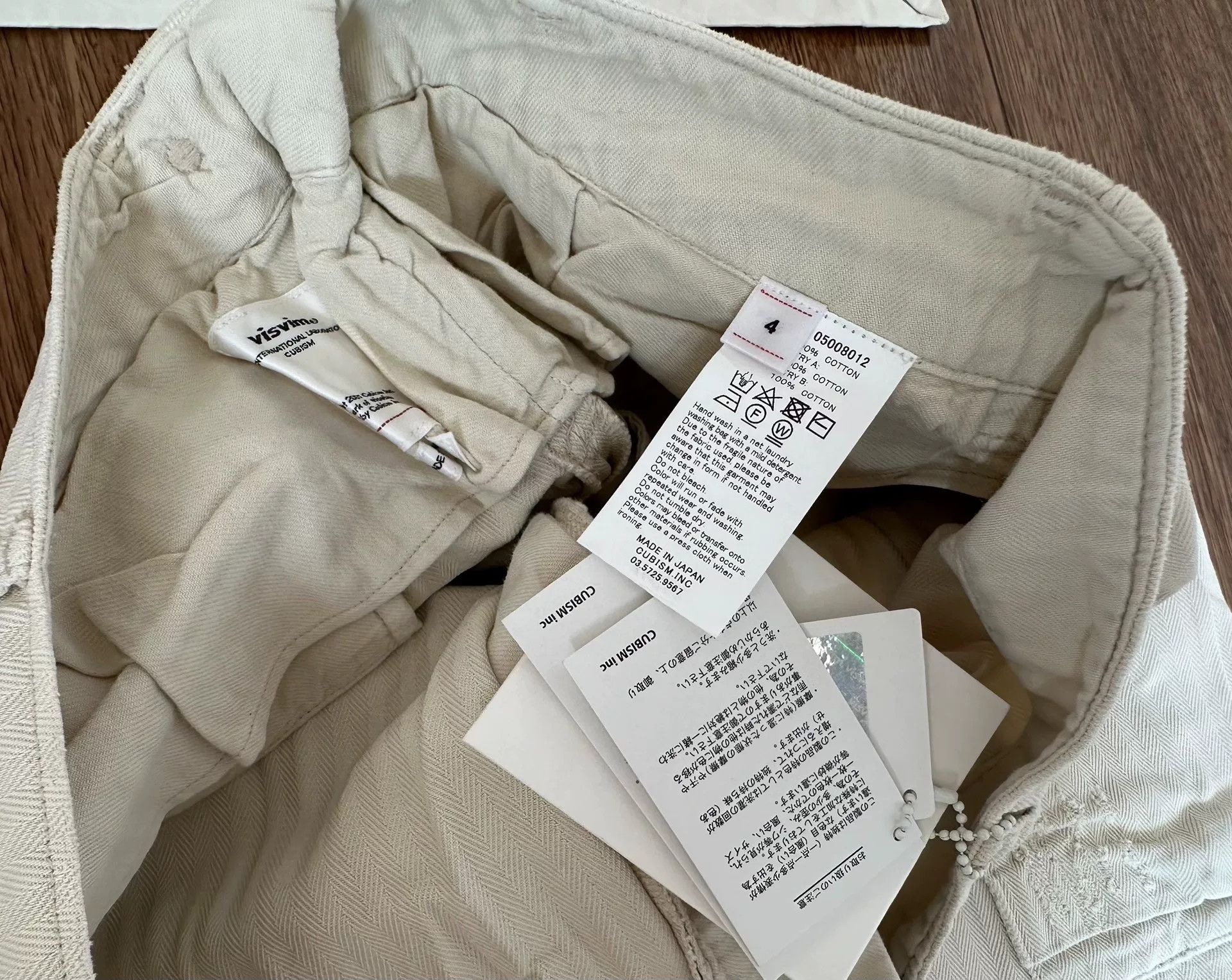 Visvim visvim veterans pants herringbone ivory 19ss Size US 34 / EU 50 - 3 Thumbnail