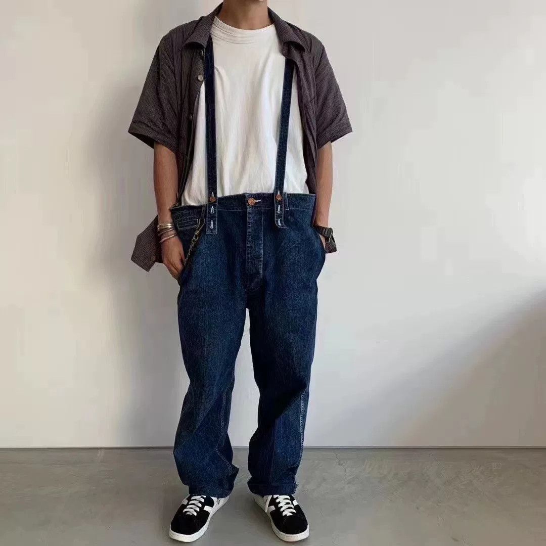 Visvim visvim ss camus braces pants in dry denim Size US 30 / EU 46 - 6 Thumbnail
