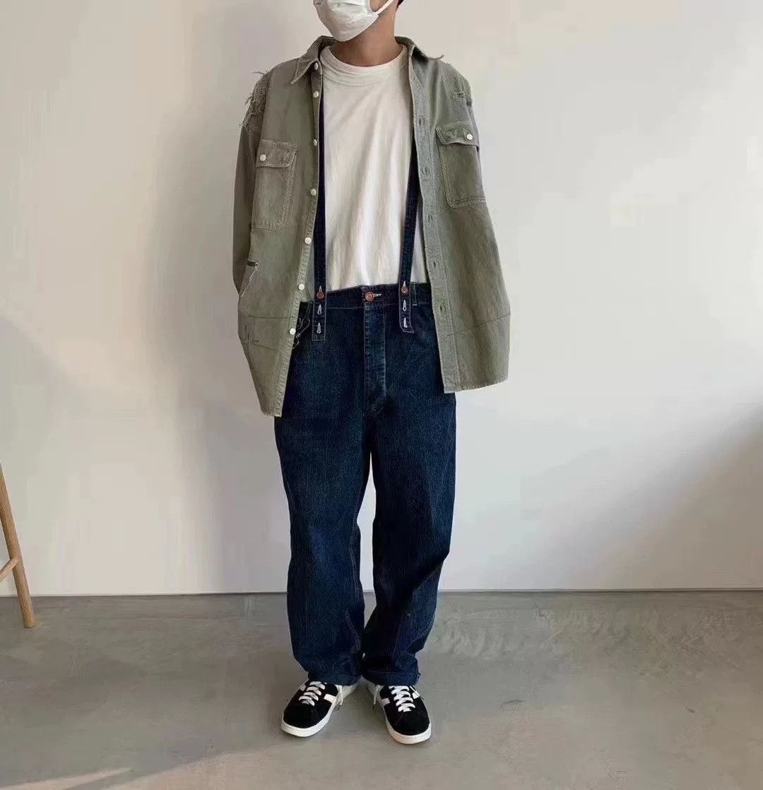 Visvim visvim ss camus braces pants in dry denim Size US 30 / EU 46 - 5 Thumbnail