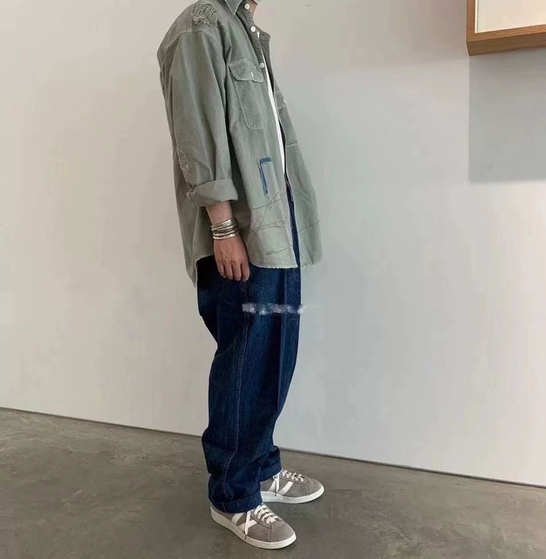 Visvim visvim ss camus braces pants in dry denim Size US 30 / EU 46 - 7 Thumbnail