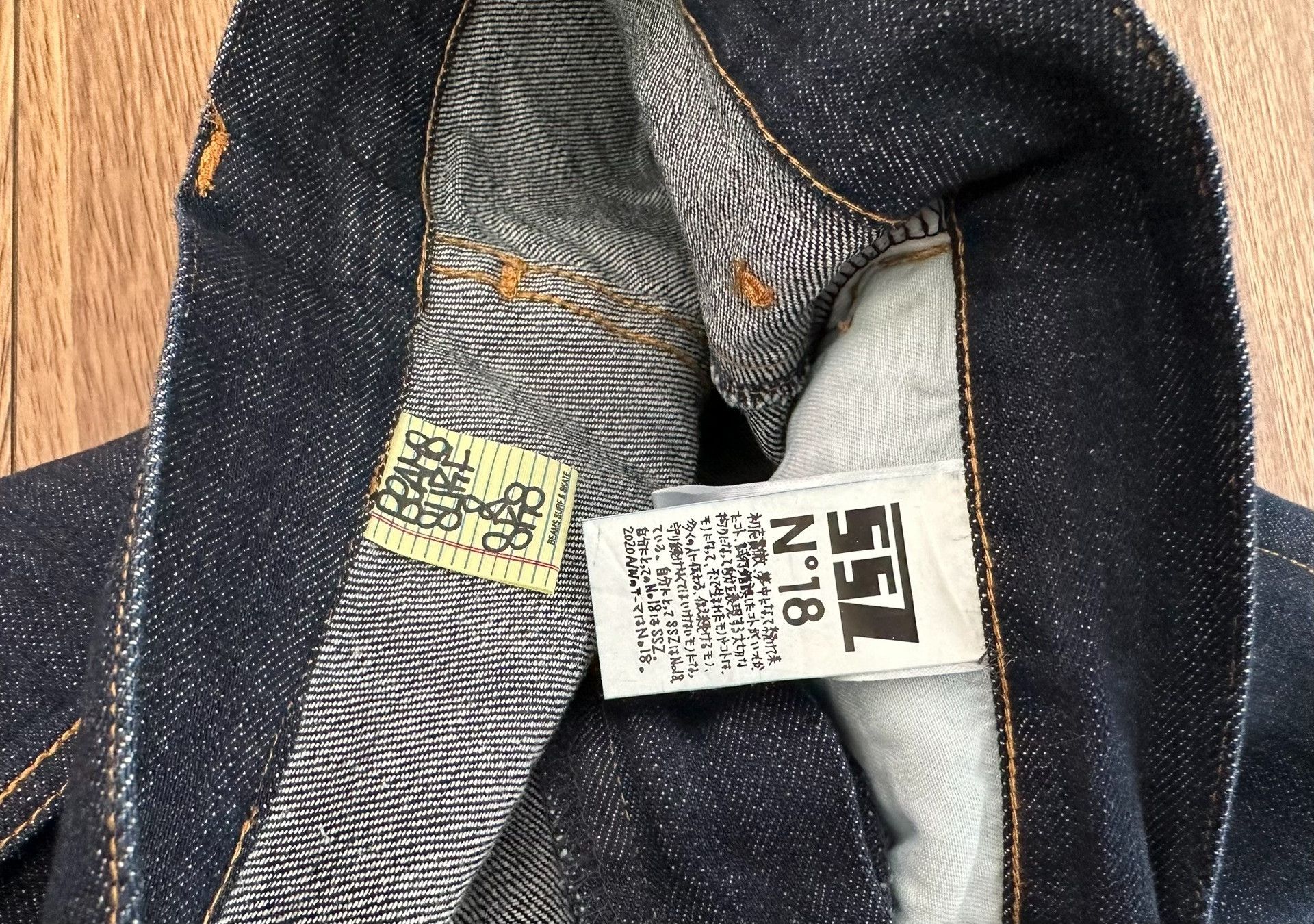 Beams Japan loose fit retro denim cross pants Size US 34 / EU 50 - 3 Thumbnail
