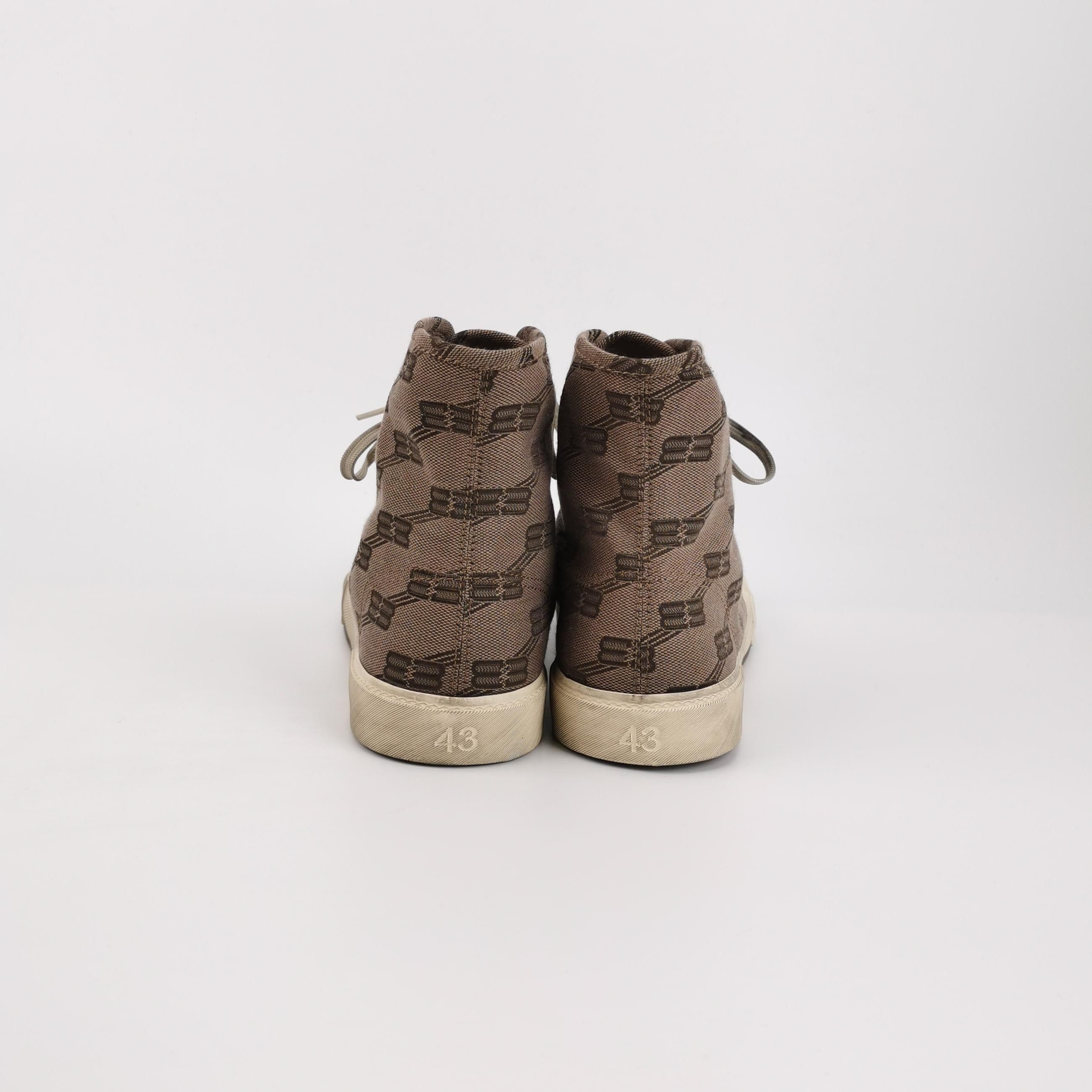 Balenciaga Balenciaga BB Monogram Canvas High-Top Casual Shoes Size US 10 / EU 43 - 7 Thumbnail
