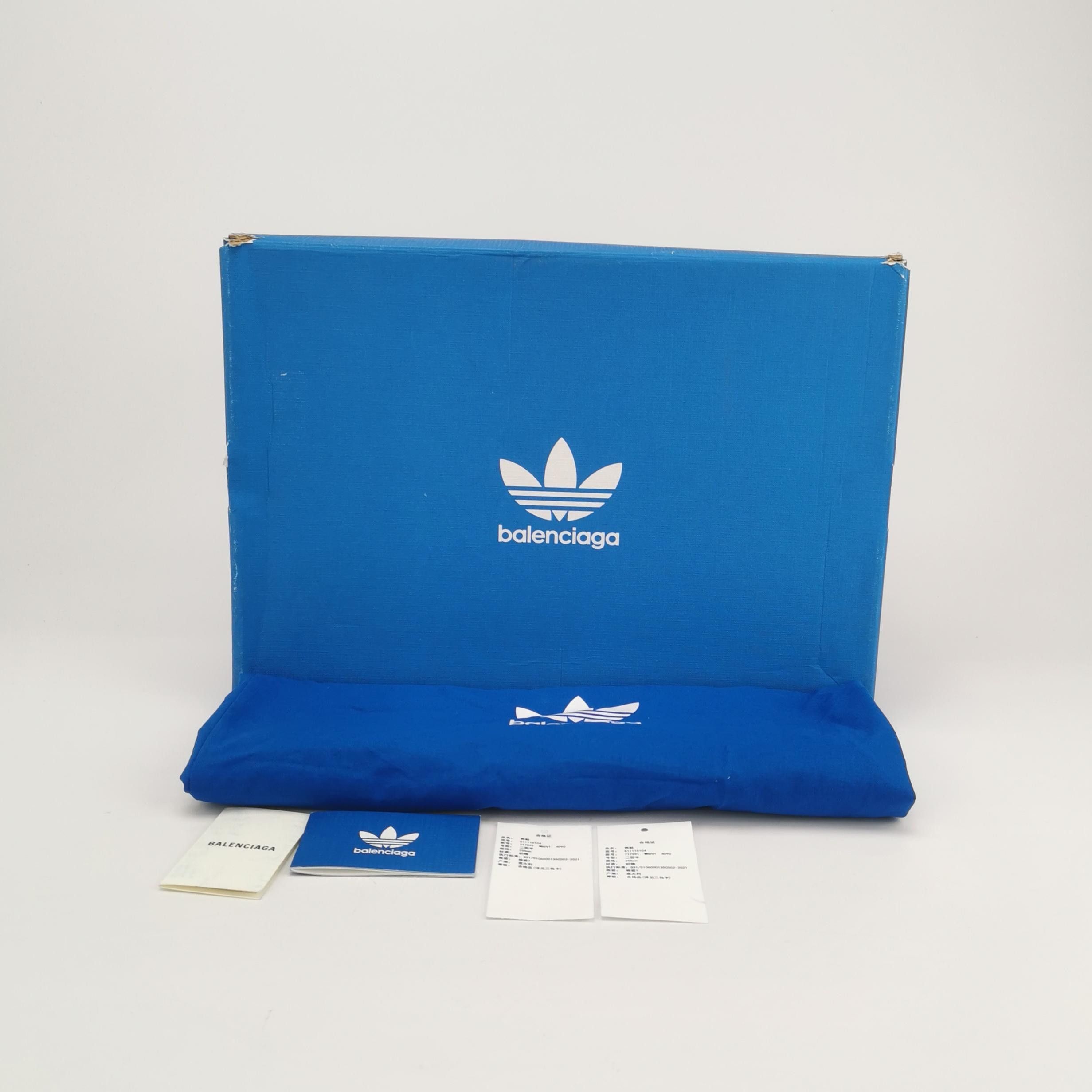 Balenciaga Balenciaga x Adidas Speed Blue Sock Sneakers US 41 Size US 10 / EU 43 - 12 Thumbnail