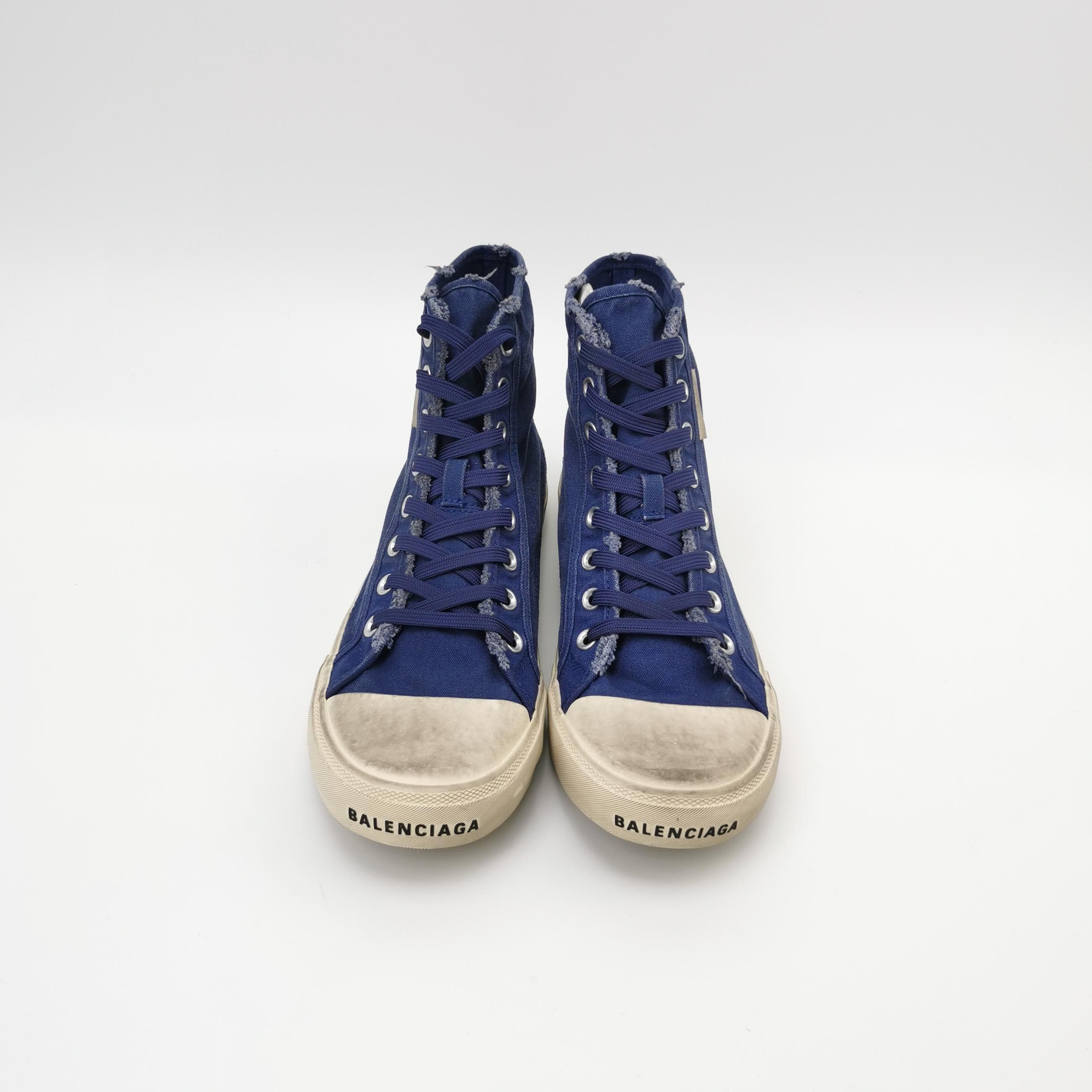 Balenciaga Balenciaga Distressed Canvas High-Top Casual Shoes Size US 10 / EU 43 - 6 Thumbnail