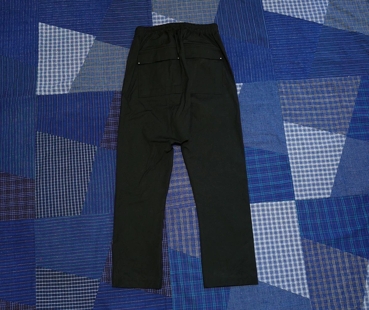 Rick Owens rick owens drawstring black pants for men Size US 31 - 3 Thumbnail