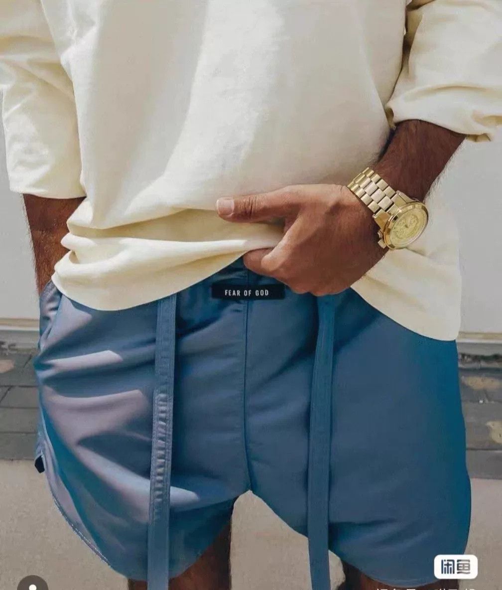 Fear of God fear of god gray shorts with drawstring Size US 31 - 9 Thumbnail