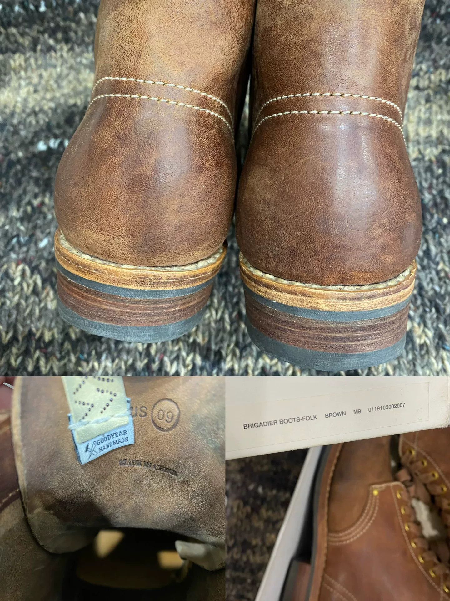Visvim visvim brigadier boots folk in brown Size US 9 / EU 42 - 4 Thumbnail