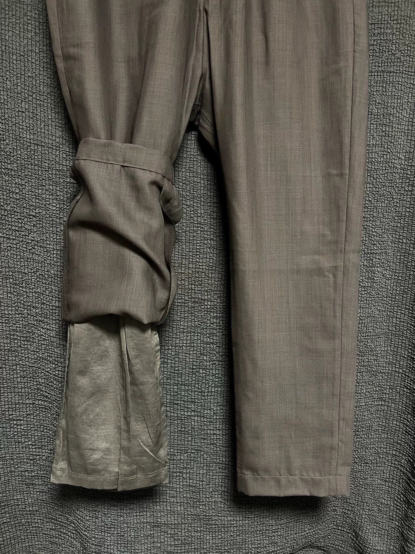Rick Owens rick owens double-layer wool trousers for men Size US 34 / EU 50 - 6 Thumbnail