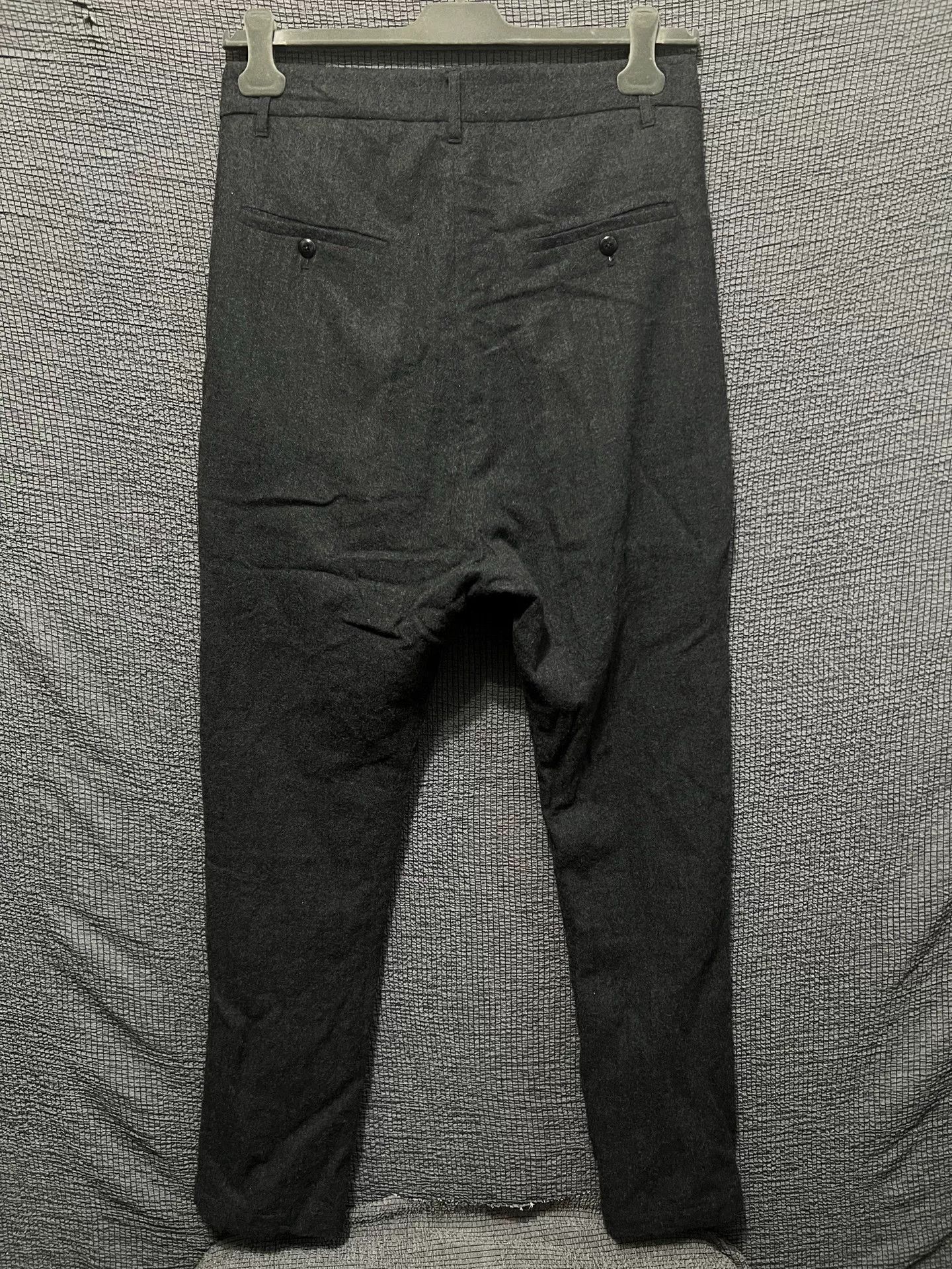 Rick Owens Rick Owens Wool Drop-Crotch Trousers Size US 36 / EU 52 - 5 Thumbnail