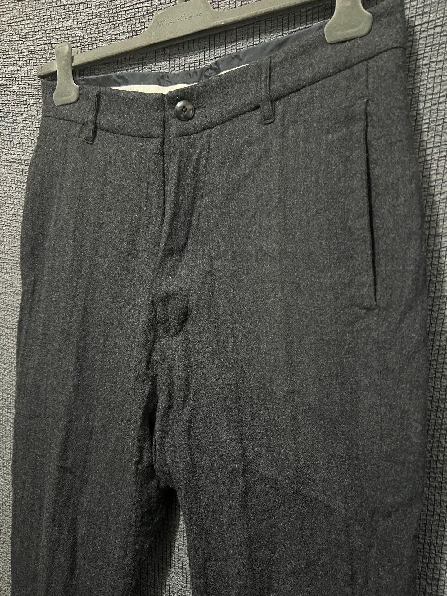 Rick Owens Rick Owens Wool Drop-Crotch Trousers Size US 36 / EU 52 - 4 Thumbnail